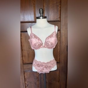 Victoria’s Secret matching push up bra and panty set!